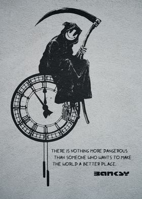 GRIM REAPER BANKSY QUOTE