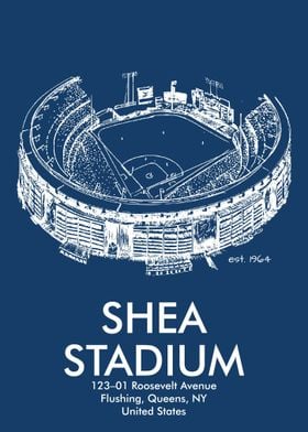 SHEA STADIUM BLUEPRINT