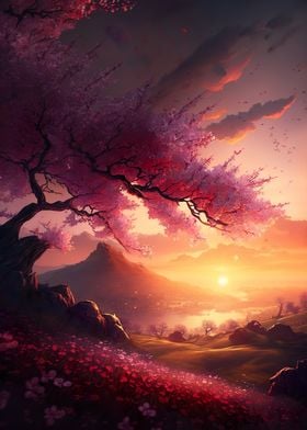 Cherry Blossom Sunrise